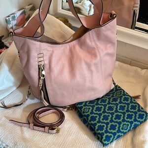 orYANY - Aquarius leather zipper tote -EUC